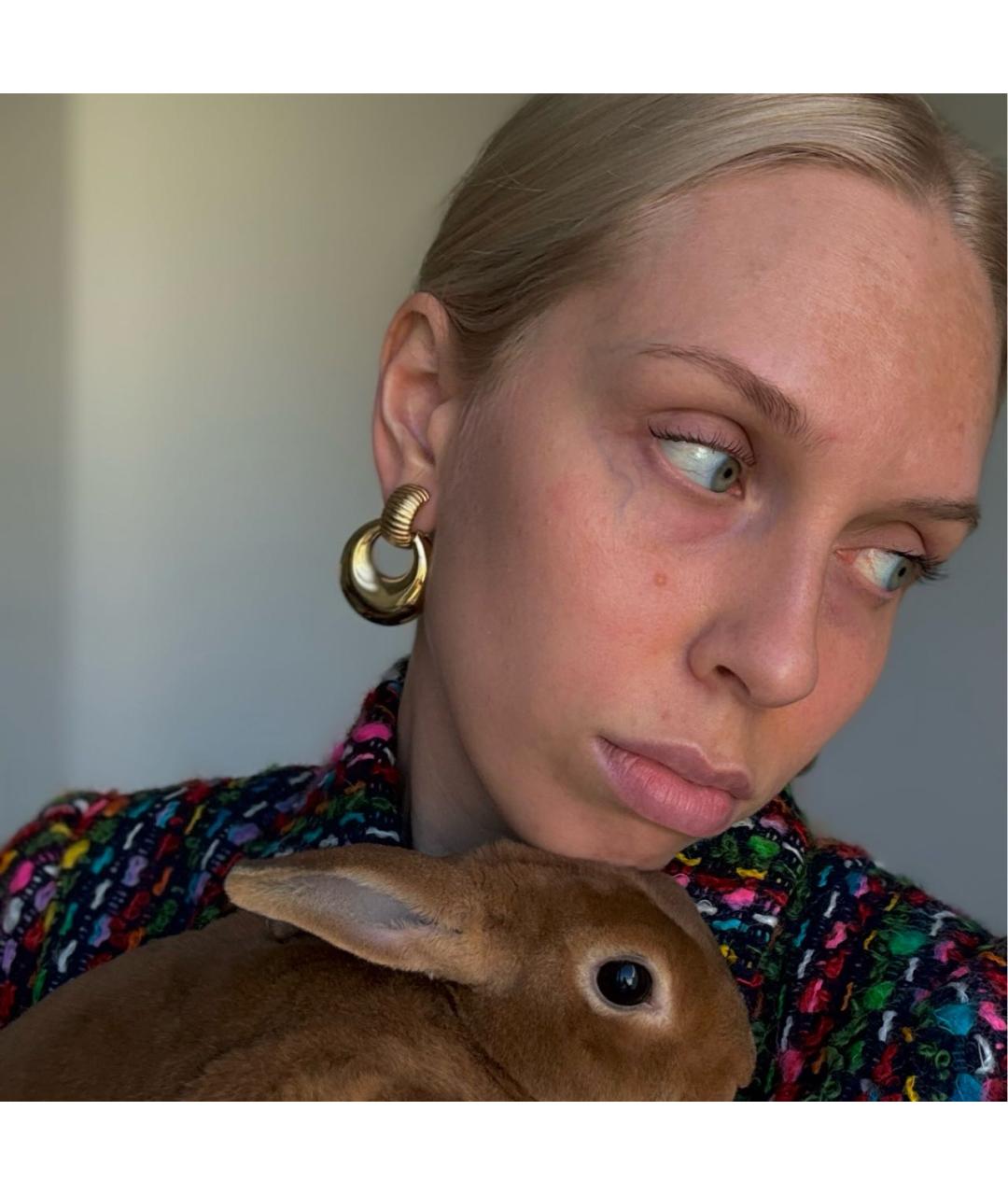 GIVENCHY Золотые металлические клипсы, фото 4