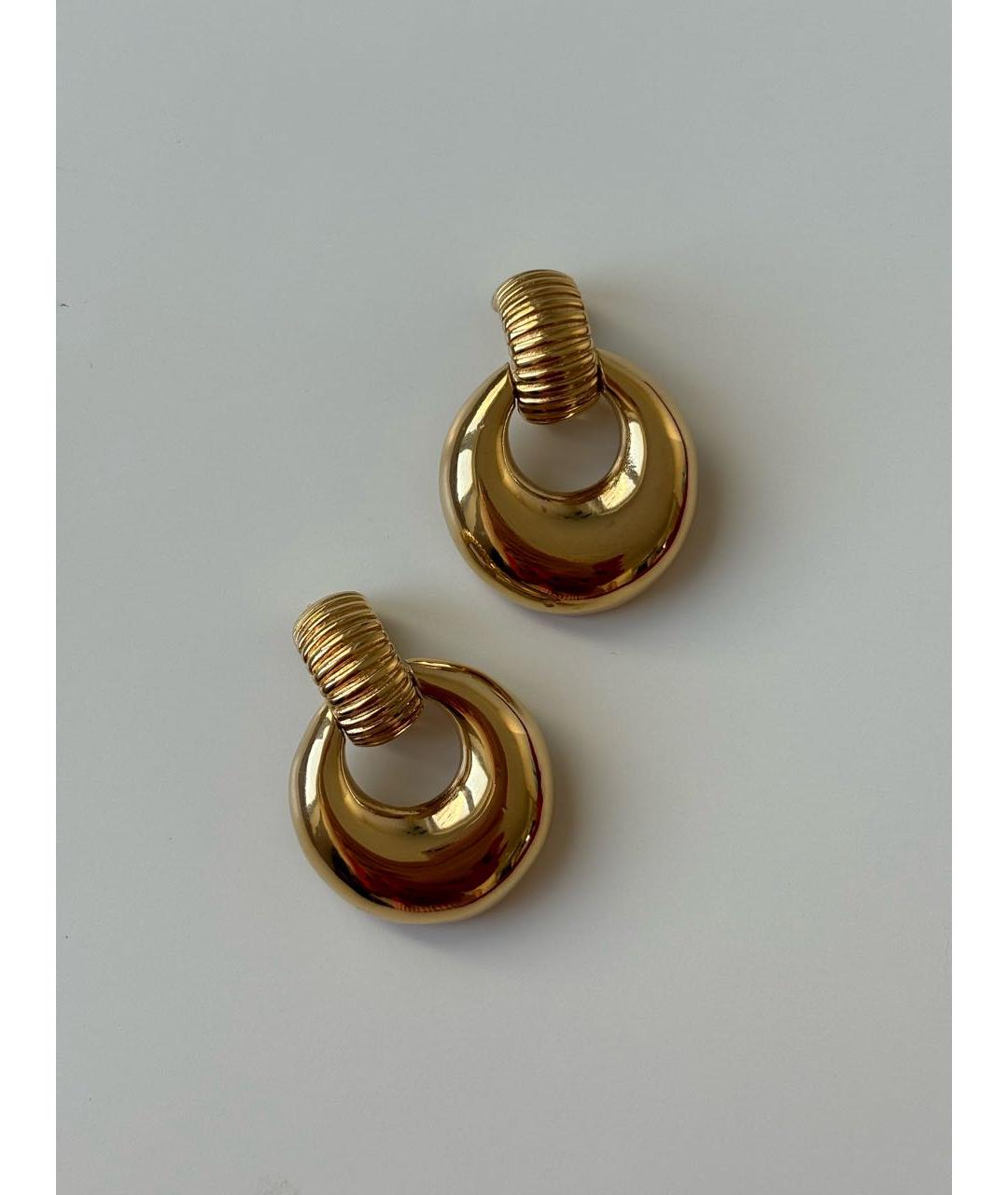 GIVENCHY Золотые металлические клипсы, фото 6