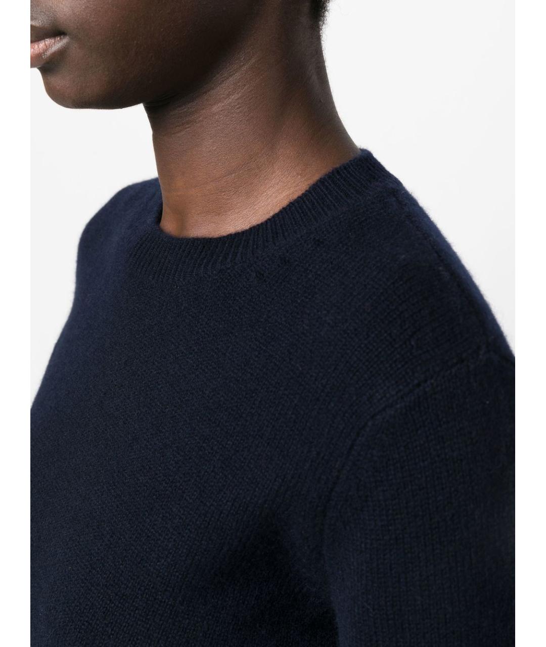 LISA YANG Темно-синий кашемировый джемпер / свитер, фото 5