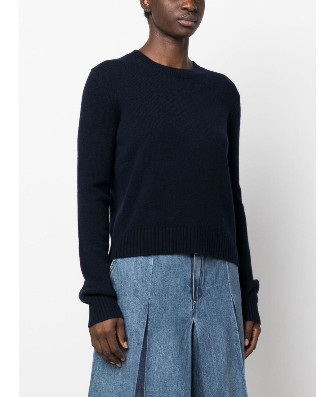 LISA YANG Темно-синий кашемировый джемпер / свитер, фото 2