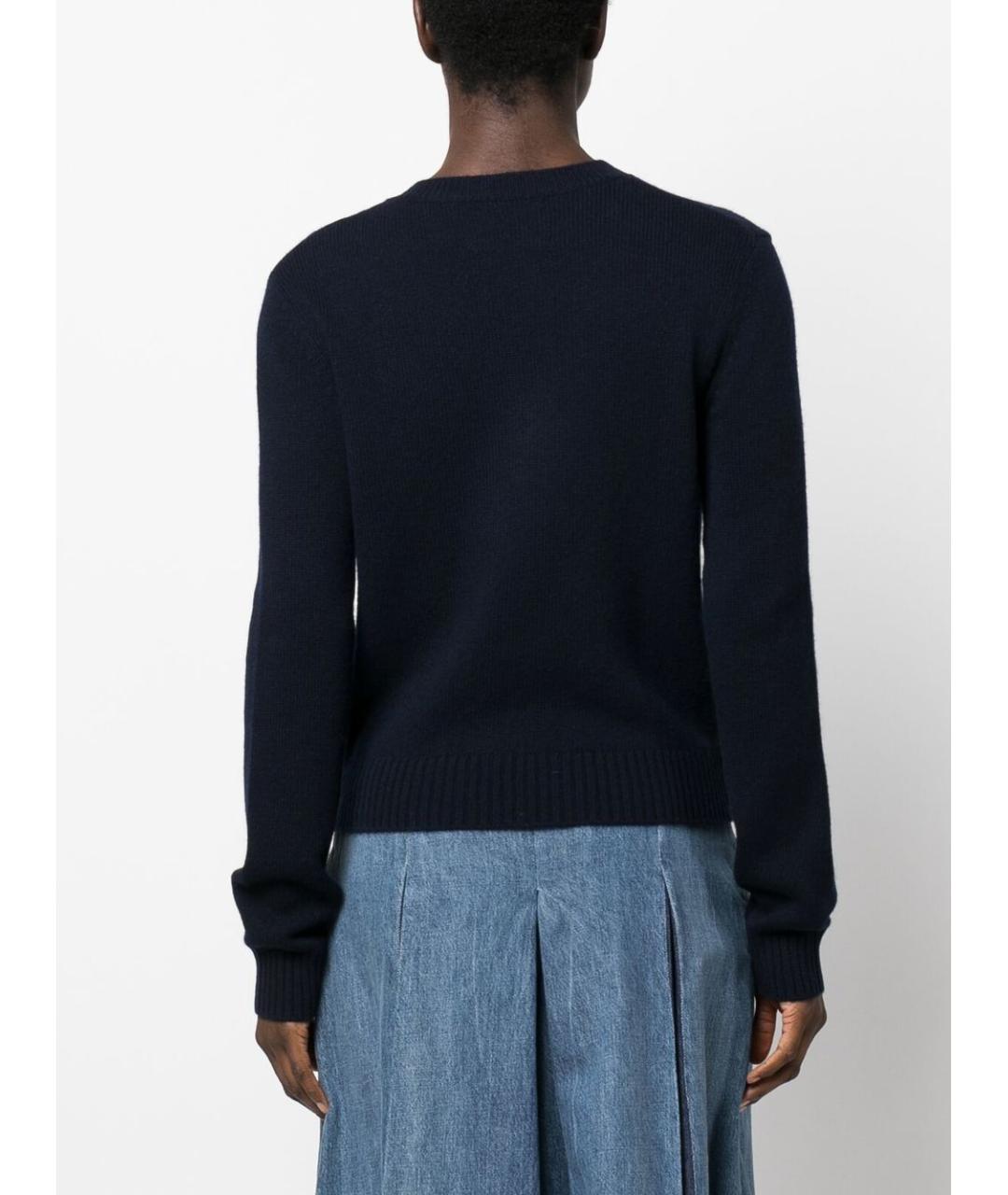LISA YANG Темно-синий кашемировый джемпер / свитер, фото 4