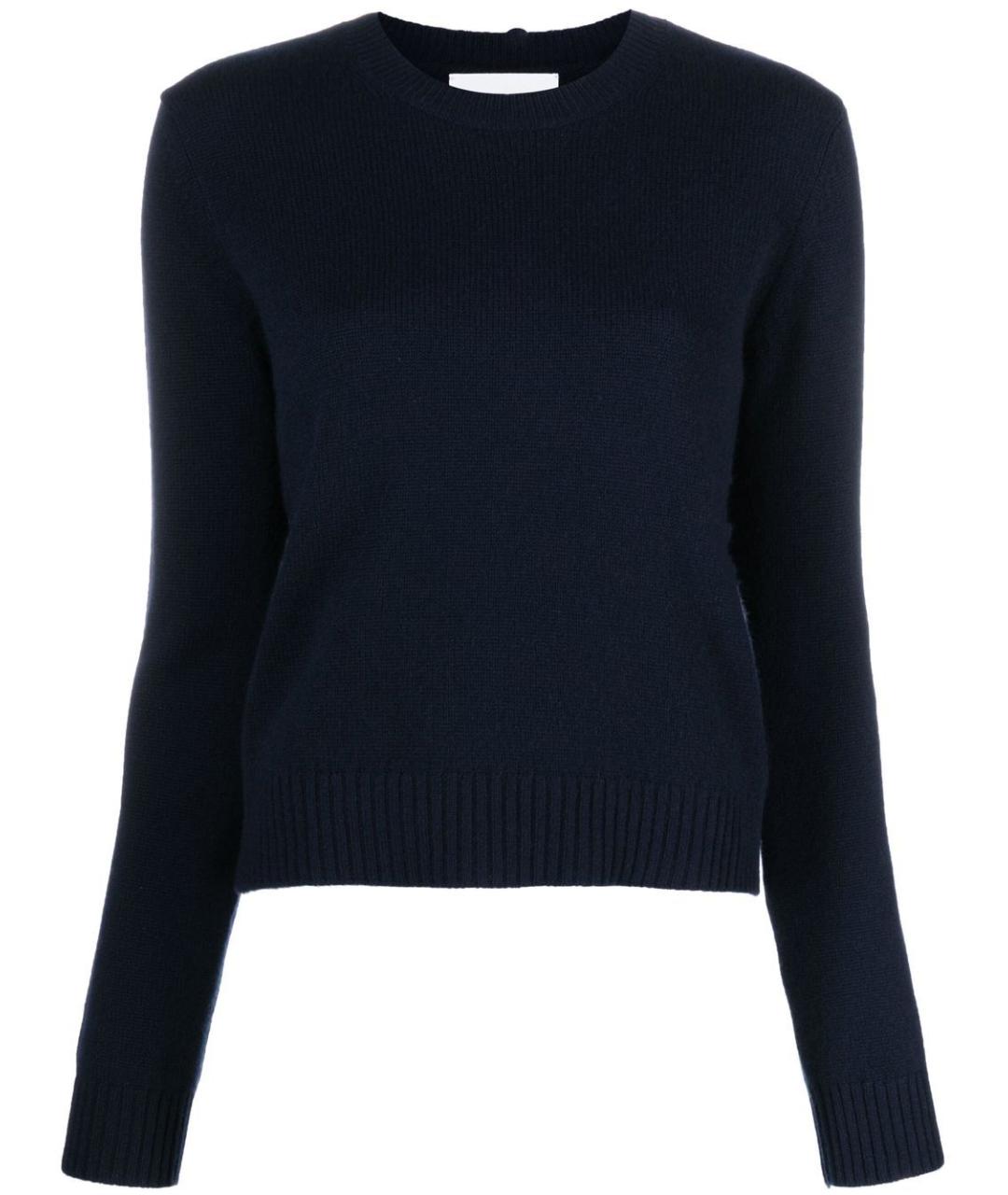 LISA YANG Темно-синий кашемировый джемпер / свитер, фото 1