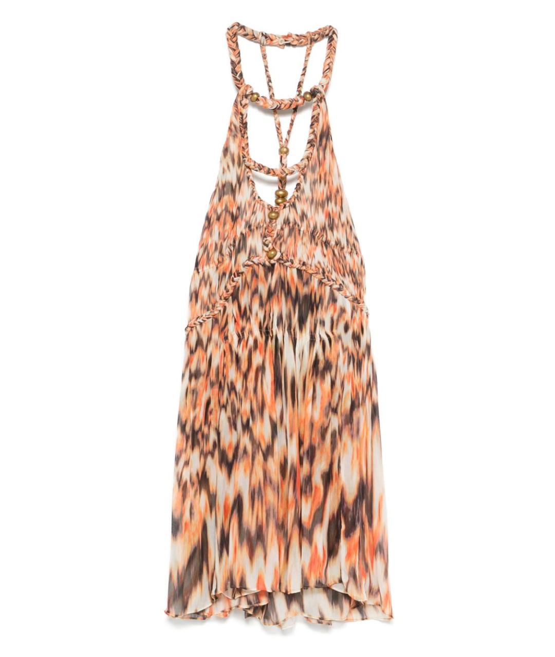 ISABEL MARANT Мульти шелковое коктейльное платье, фото 1