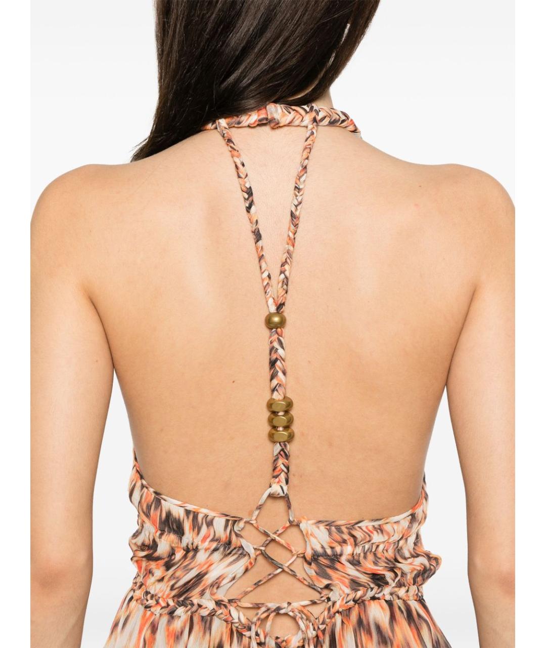 ISABEL MARANT Мульти шелковое коктейльное платье, фото 3