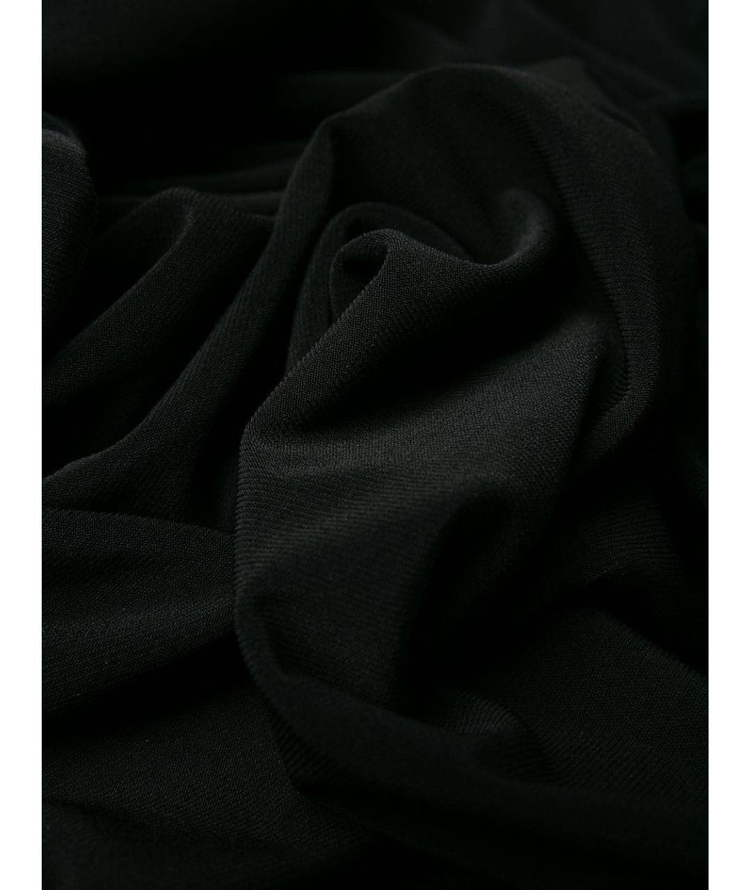 NORMA KAMALI Черная полиэстеровая юбка миди, фото 7