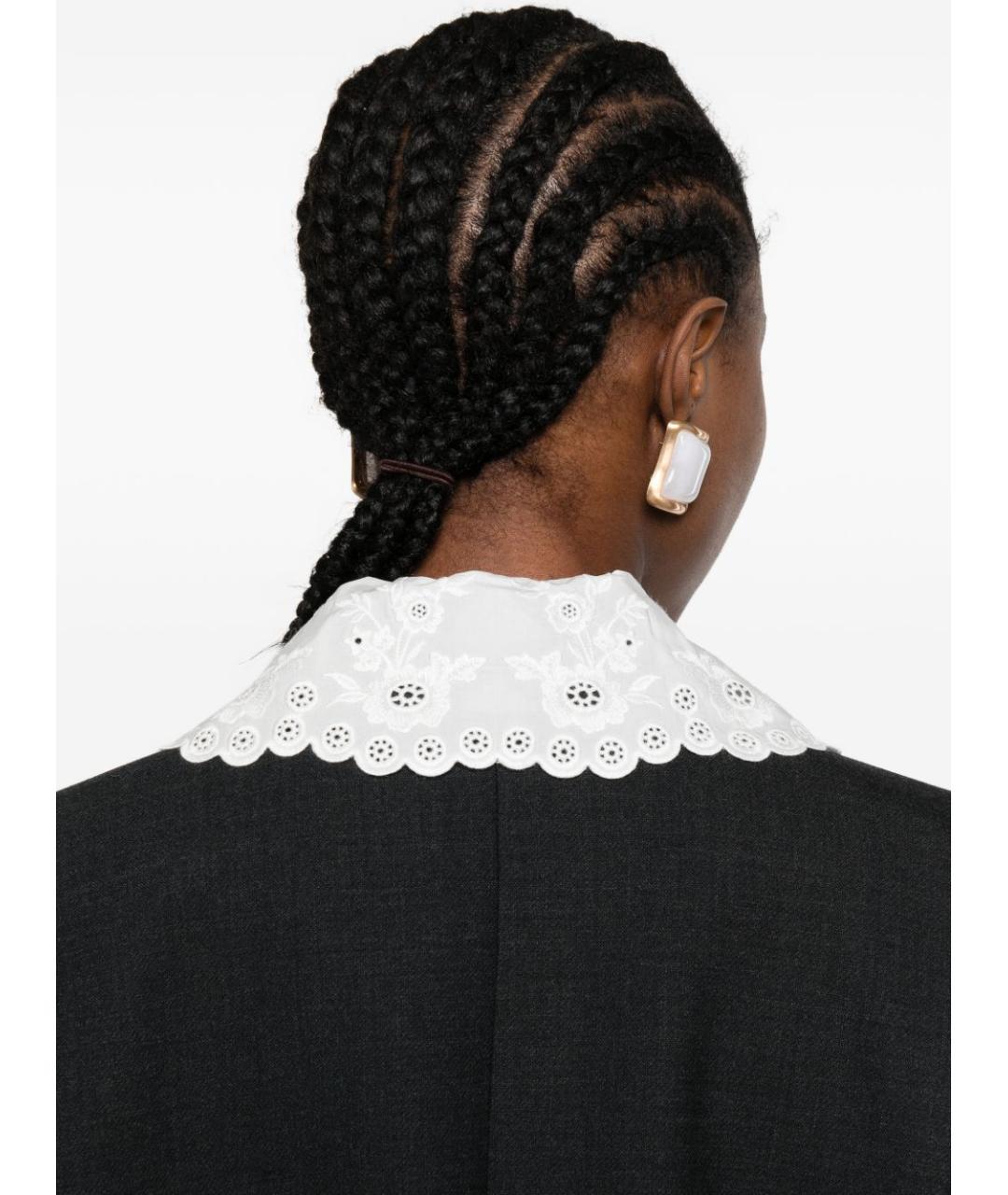 SELF-PORTRAIT Серый шерстяной жакет/пиджак, фото 3