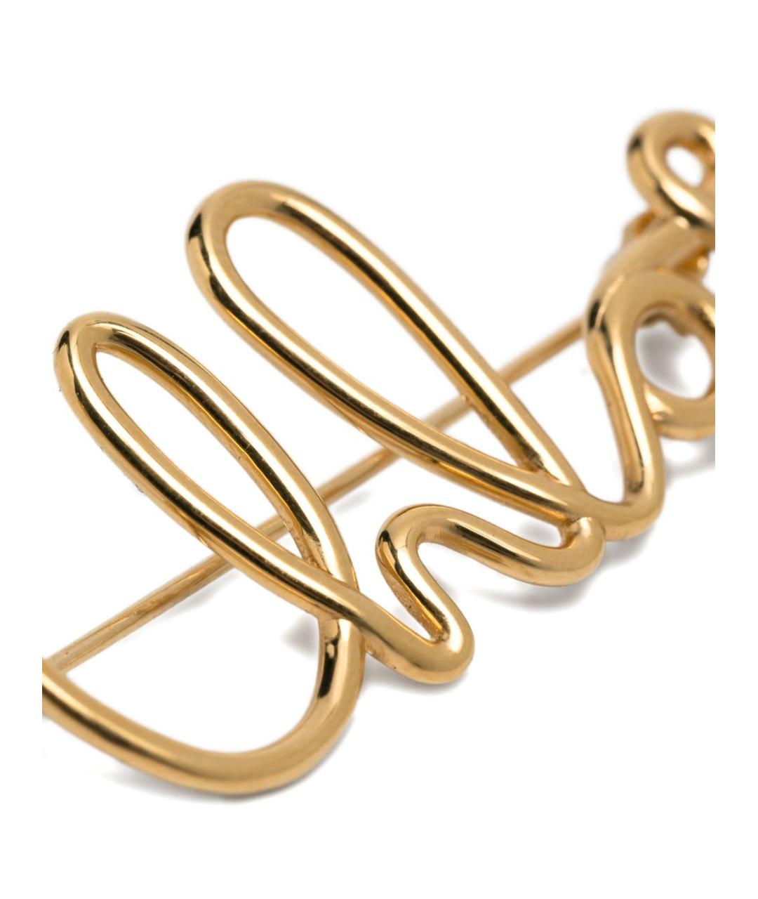 CHLOE Золотая металлическая булавка / брошь, фото 3