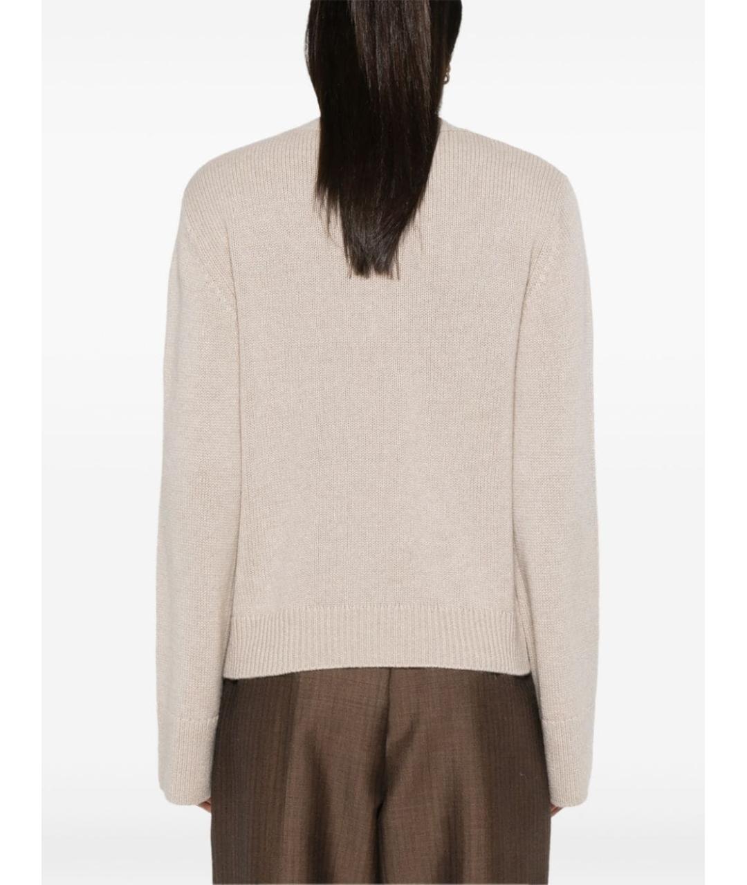 LISA YANG Бежевый кашемировый кардиган, фото 2