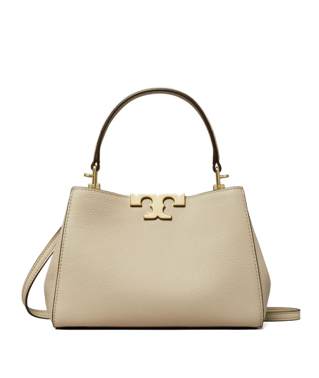 TORY BURCH Белая кожаная сумка через плечо, фото 1