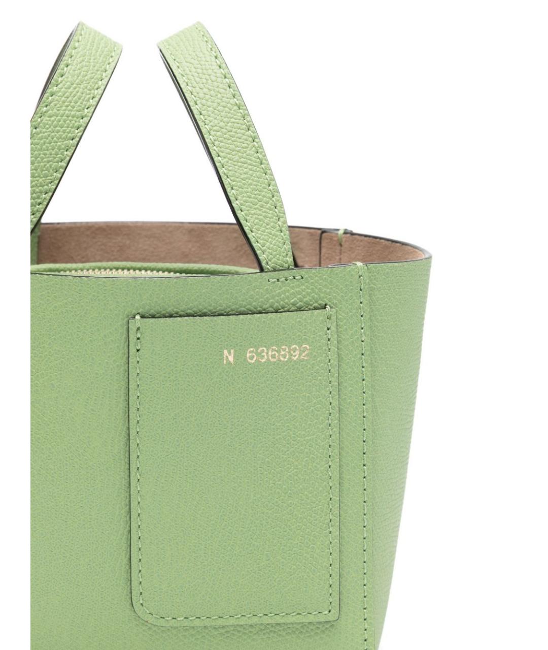 VALEXTRA Зеленая сумка через плечо, фото 2