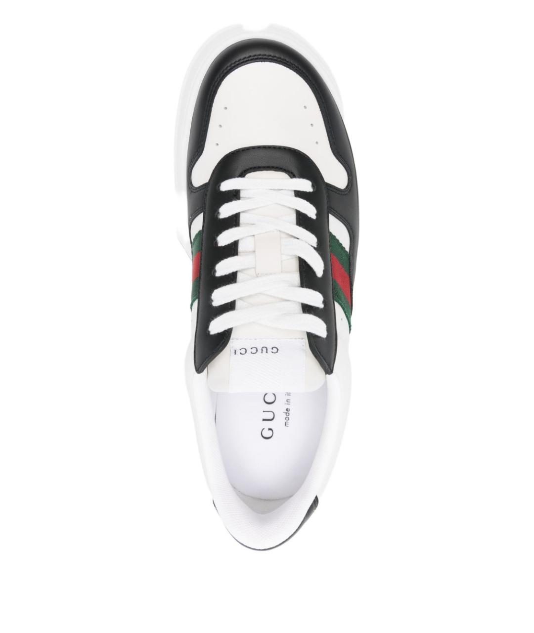 GUCCI Черные низкие кроссовки / кеды, фото 3