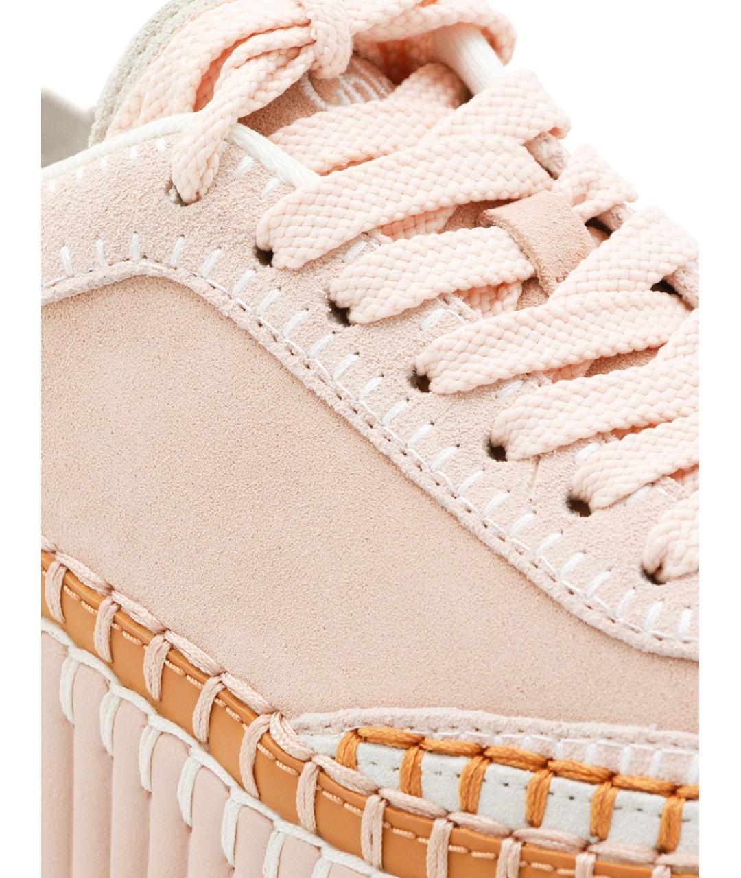 CHLOE Розовые кроссовки, фото 4