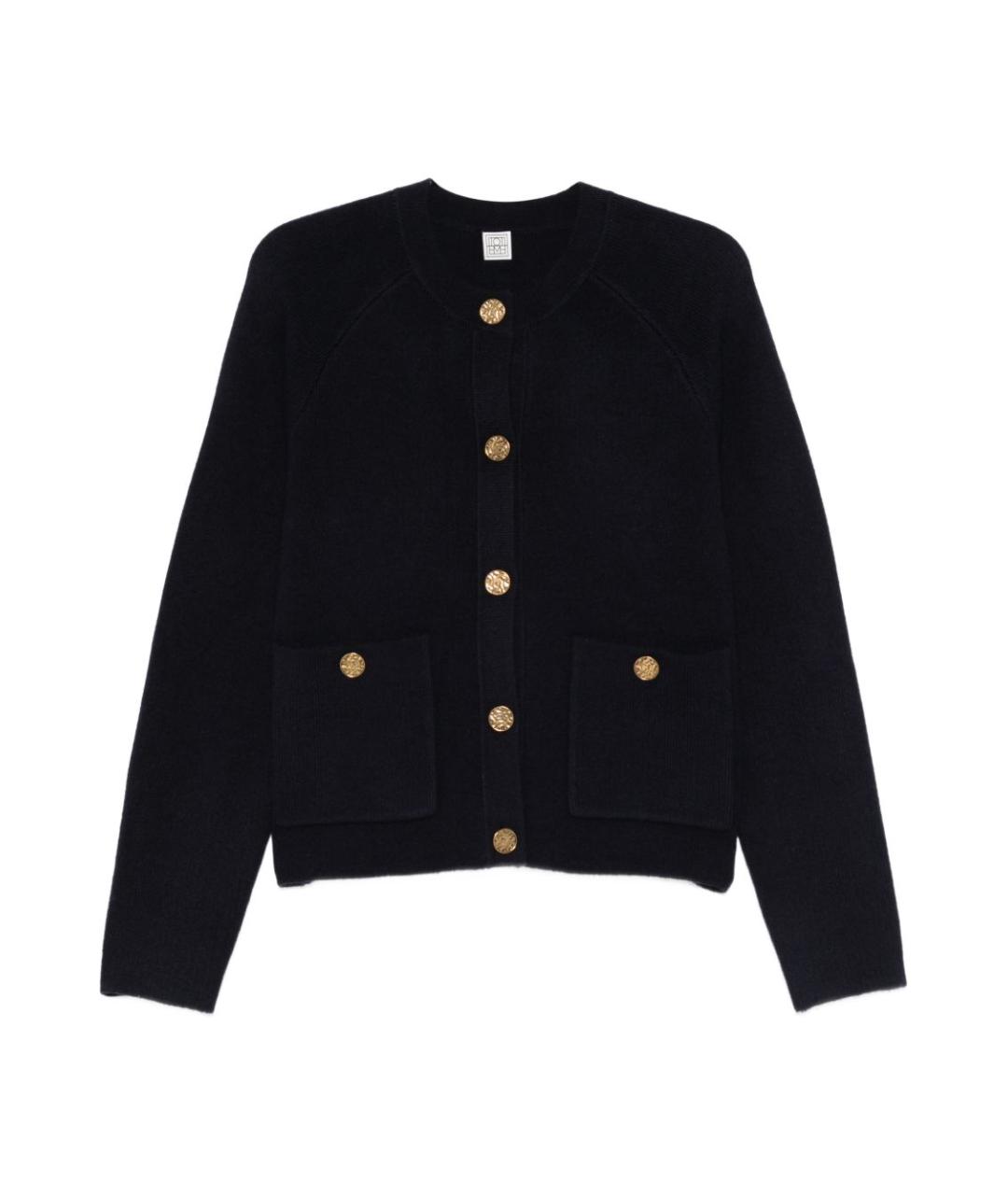 TOTEME Синий шерстяной кардиган, фото 1