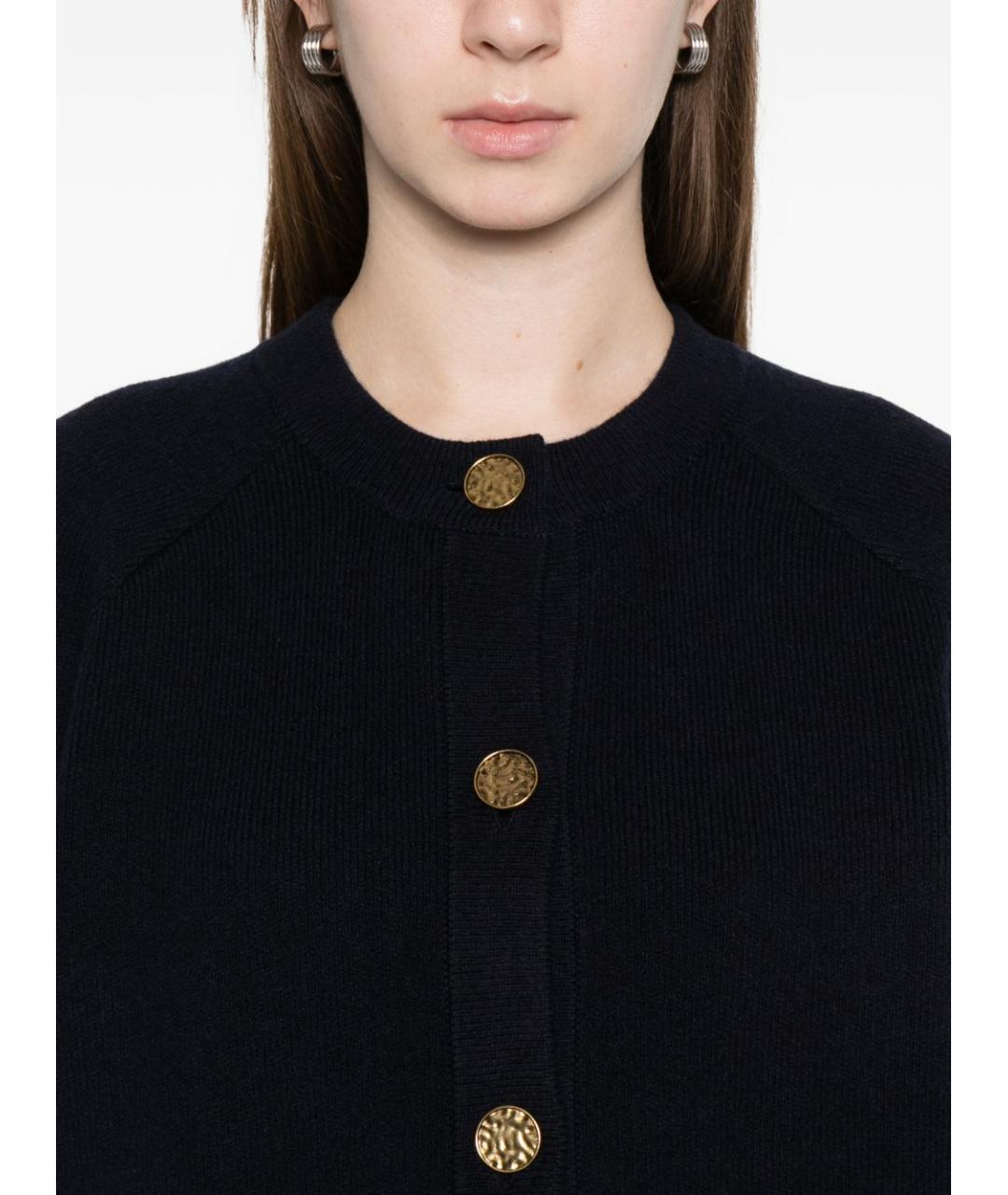 TOTEME Синий шерстяной кардиган, фото 2