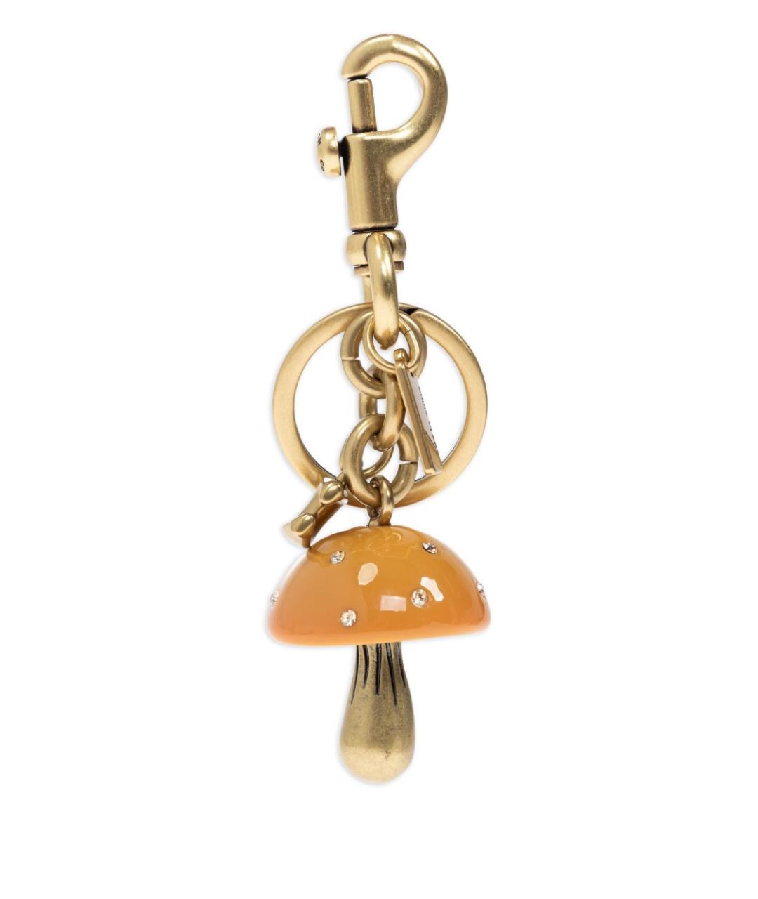 COACH Золотой брелок, фото 1