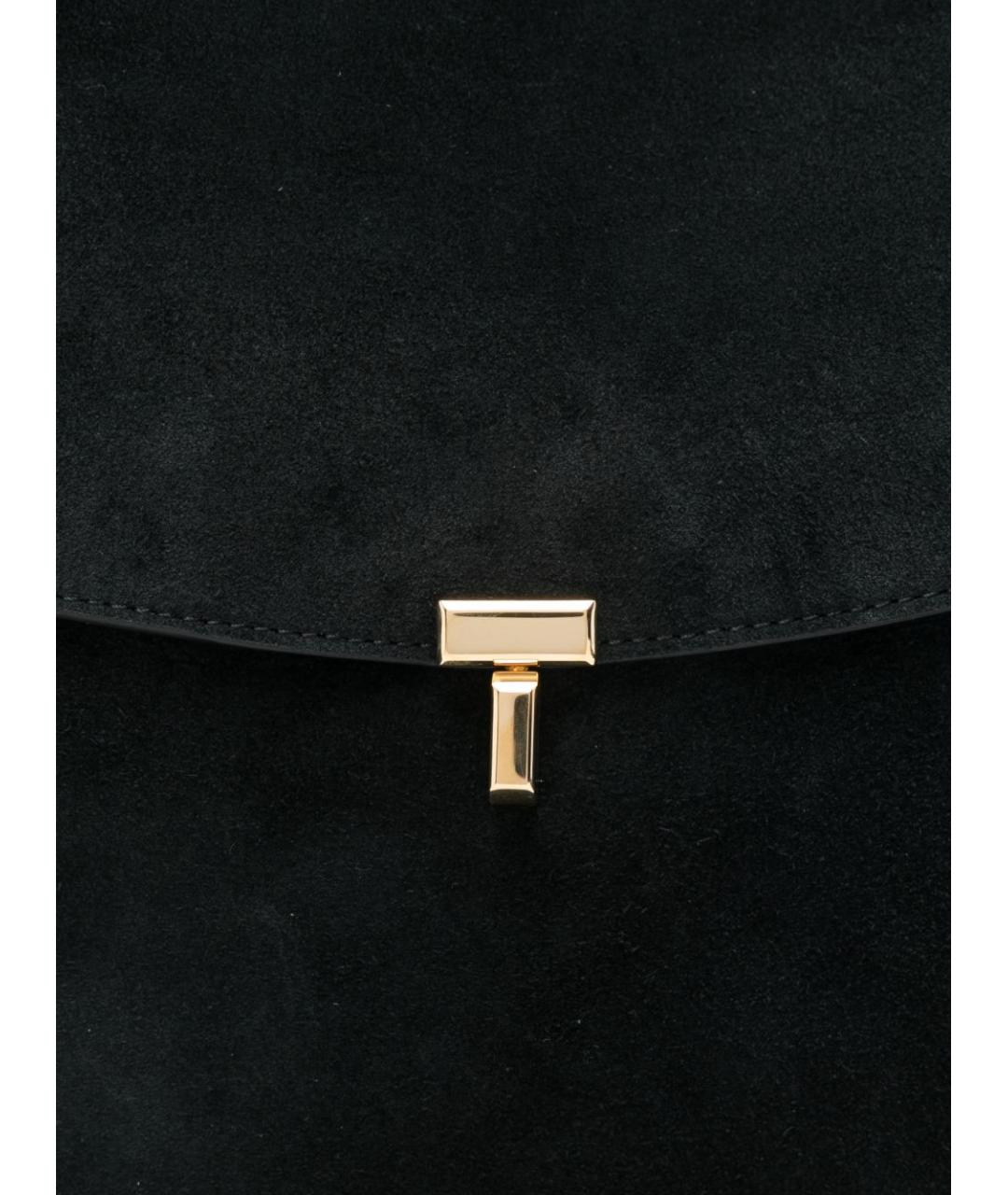 TOTEME Черная замшевая сумка через плечо, фото 2