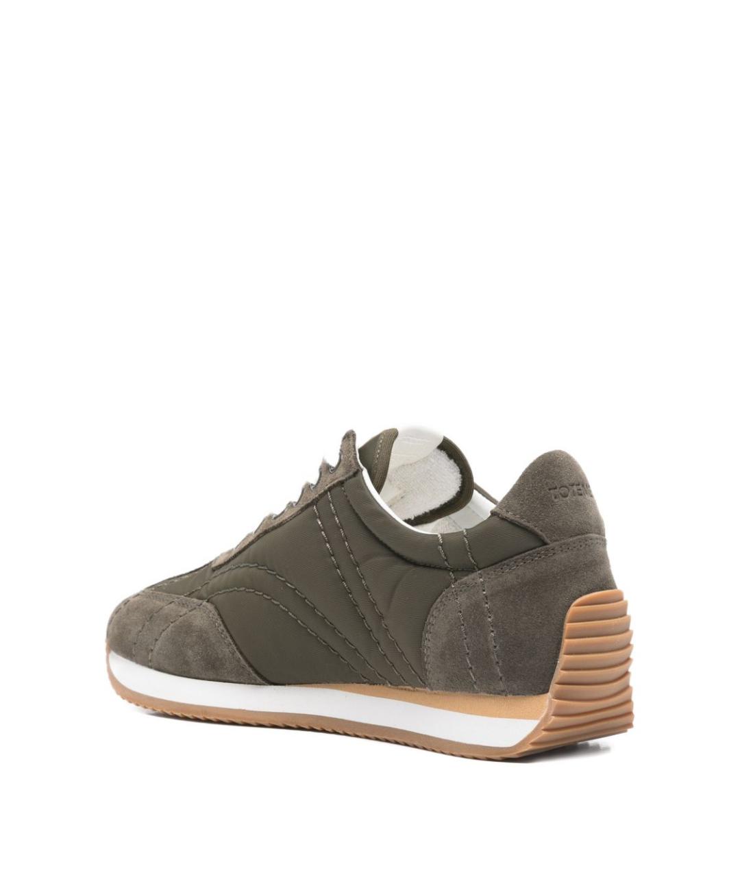 TOTEME Зеленые замшевые кроссовки, фото 3