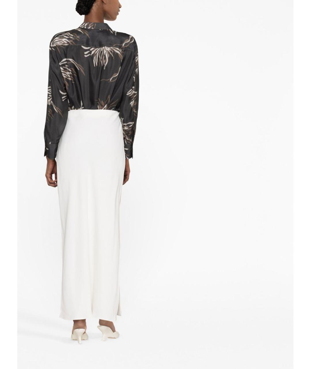 BRUNELLO CUCINELLI Белая юбка макси, фото 3