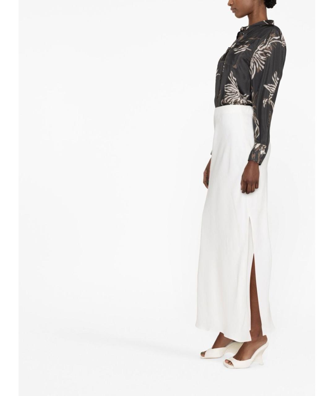 BRUNELLO CUCINELLI Белая юбка макси, фото 2