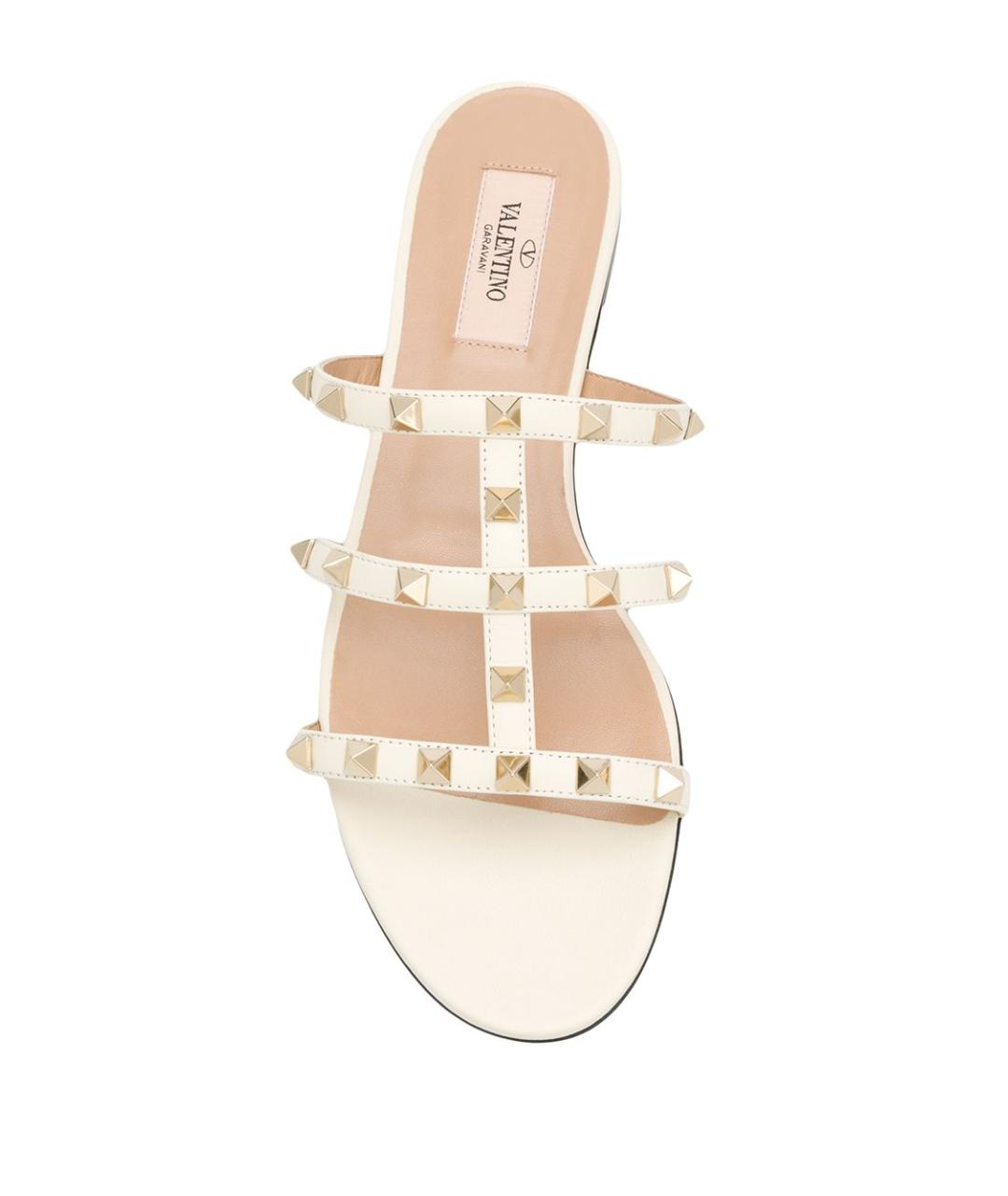 VALENTINO Бежевые сандалии, фото 4