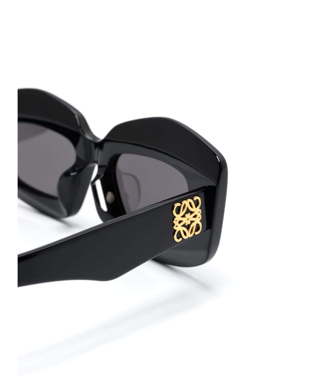 LOEWE Черные пластиковые солнцезащитные очки, фото 2