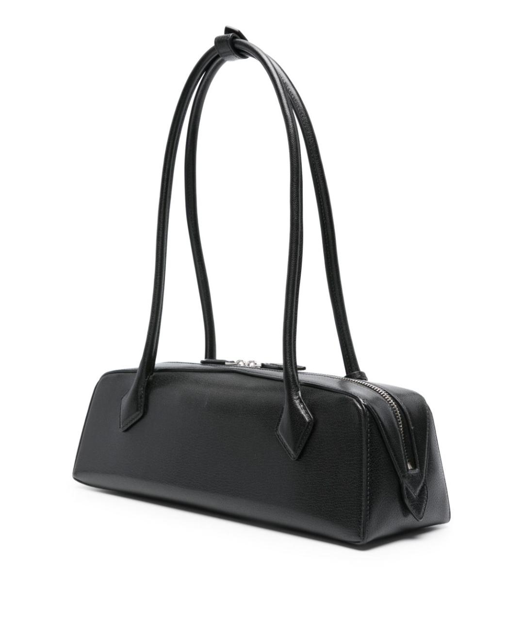 ALAIA Черная кожаная сумка тоут, фото 2