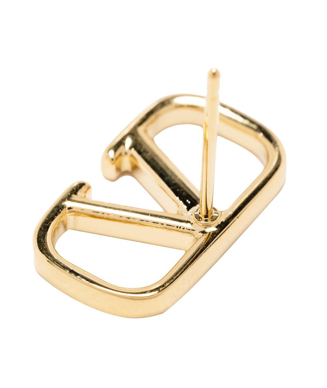 VALENTINO Золотые металлические серьги, фото 3