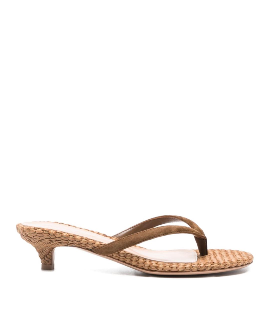 GIANVITO ROSSI Коричневые босоножки, фото 1