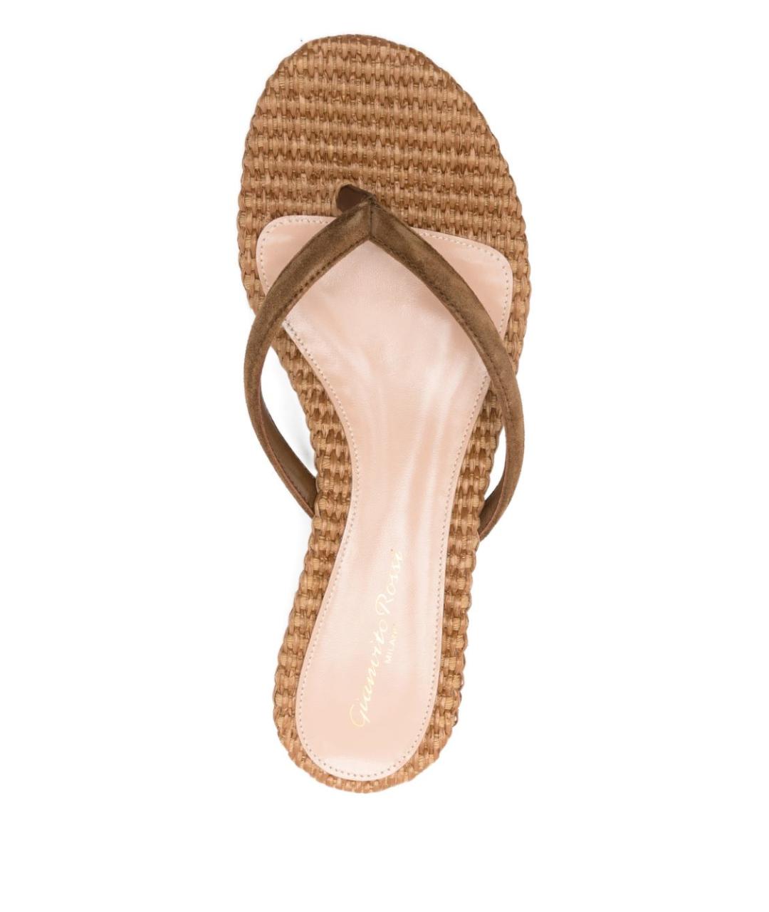 GIANVITO ROSSI Коричневые босоножки, фото 3