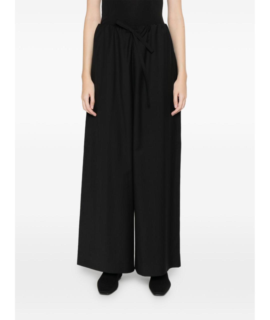 TOTEME Черные брюки широкие, фото 4