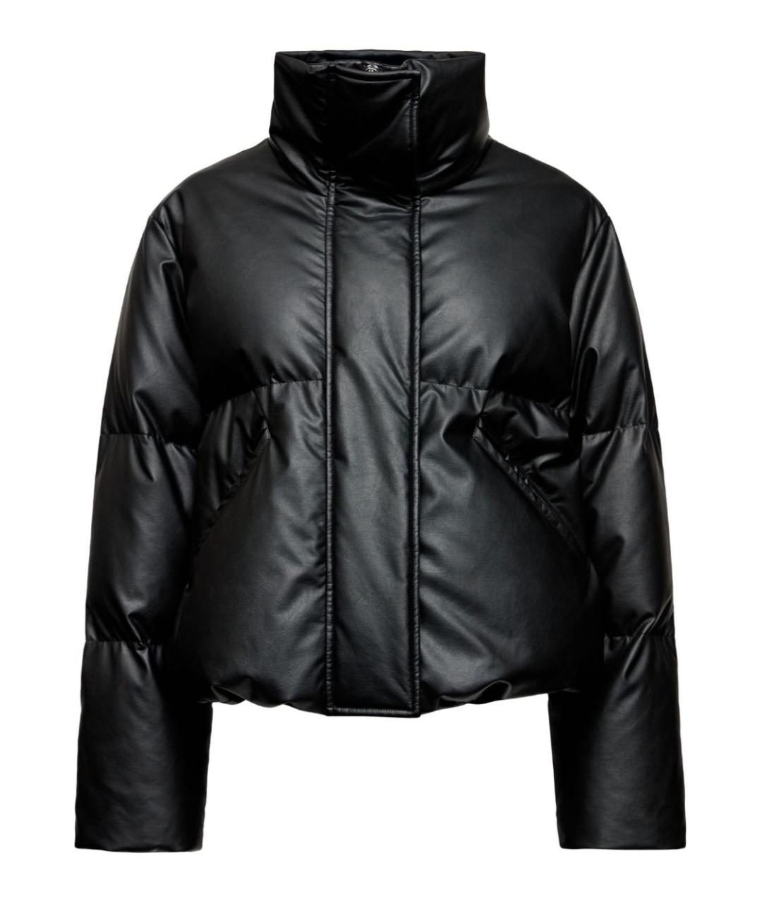 MM6 MAISON MARGIELA Черная полиамидовая куртка, фото 1