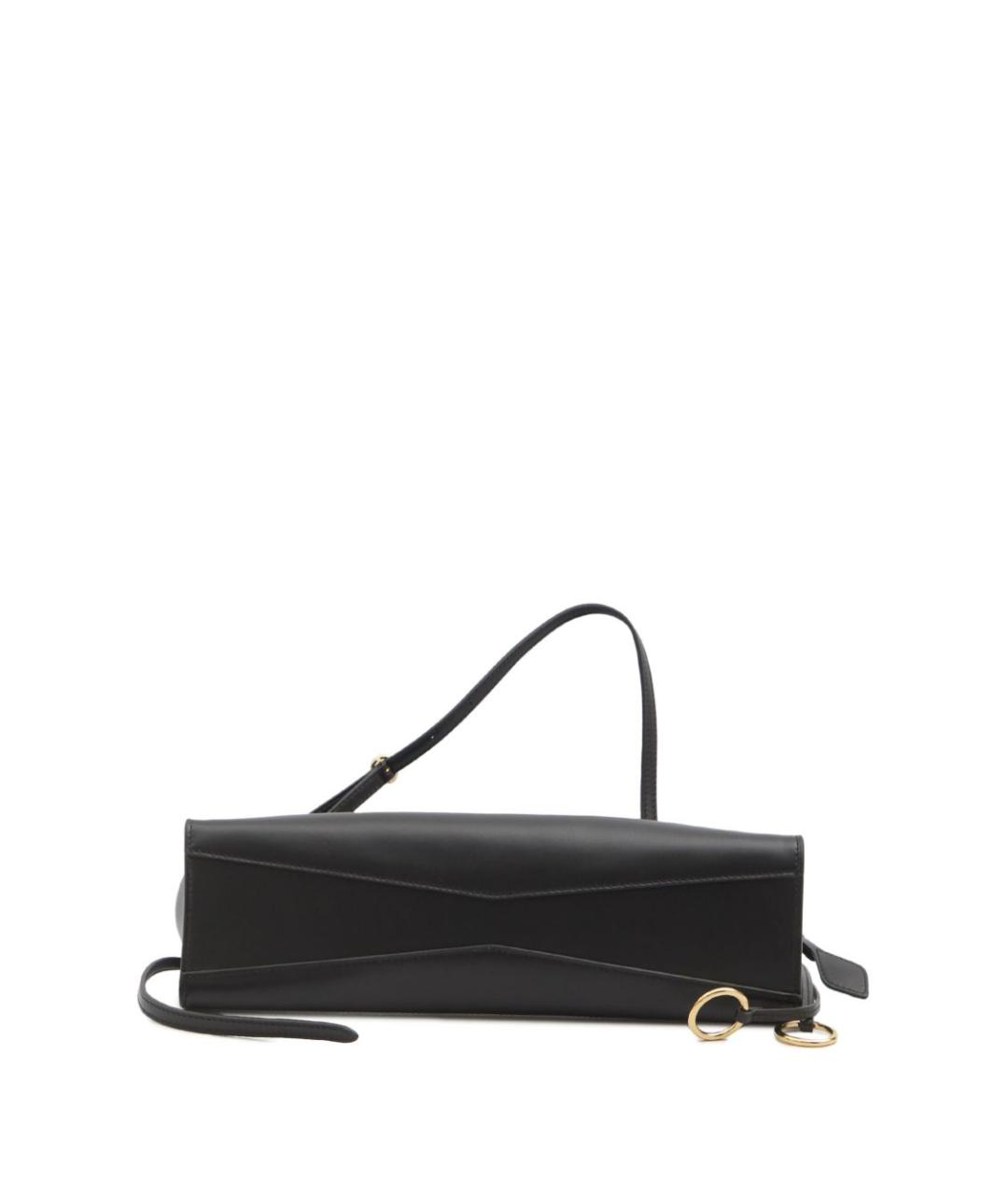 ALAIA Черная кожаная сумка через плечо, фото 3
