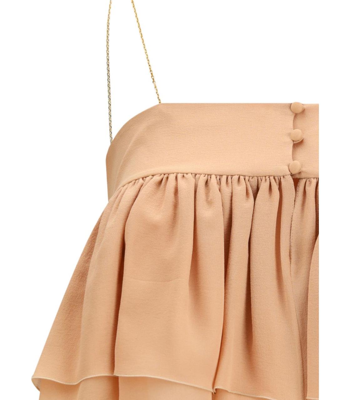 CHLOE Бежевая майка, фото 2