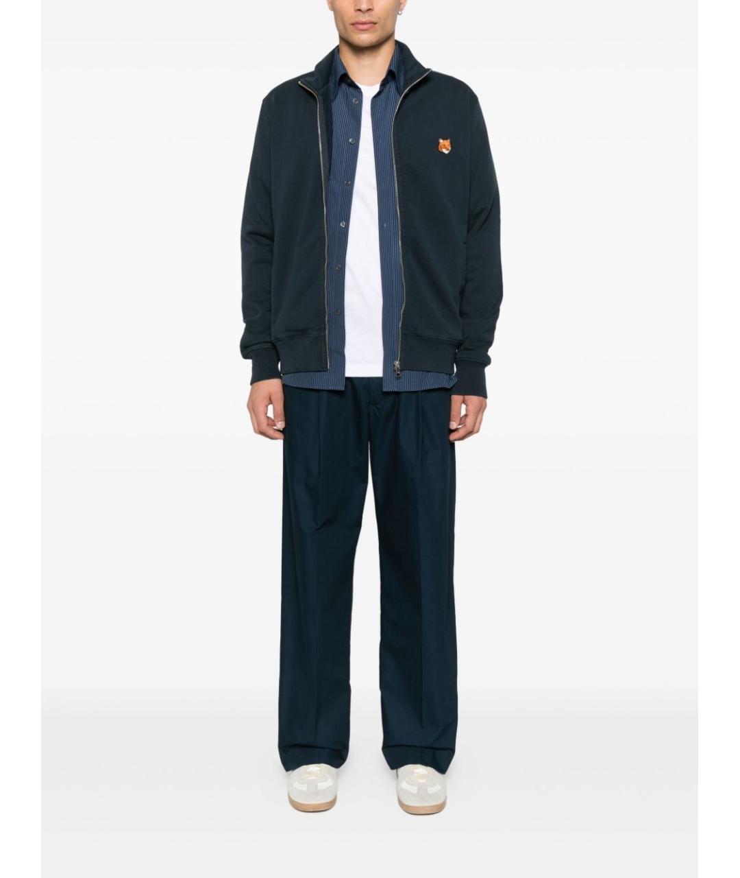 MAISON KITSUNE Синяя хлопковая куртка, фото 5