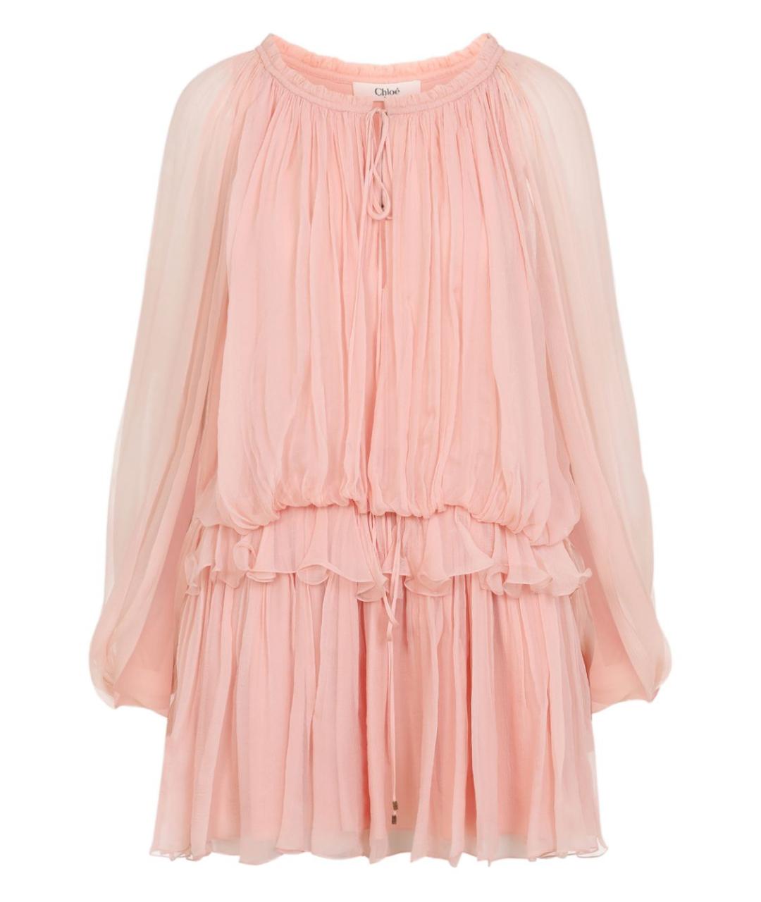CHLOE Розовое платье, фото 1