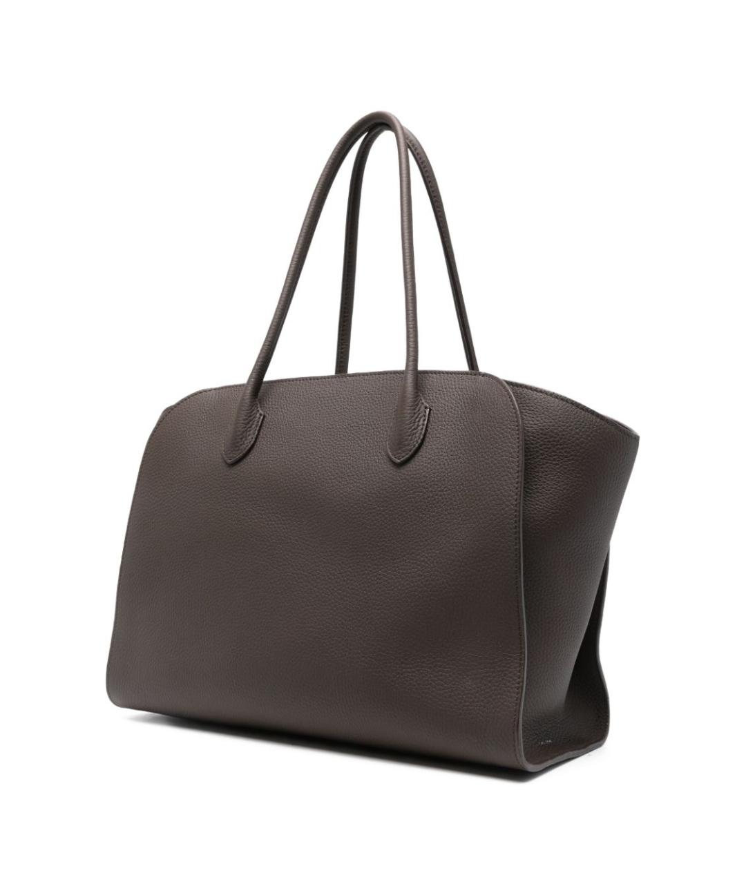 THE ROW Коричневая кожаная сумка тоут, фото 4