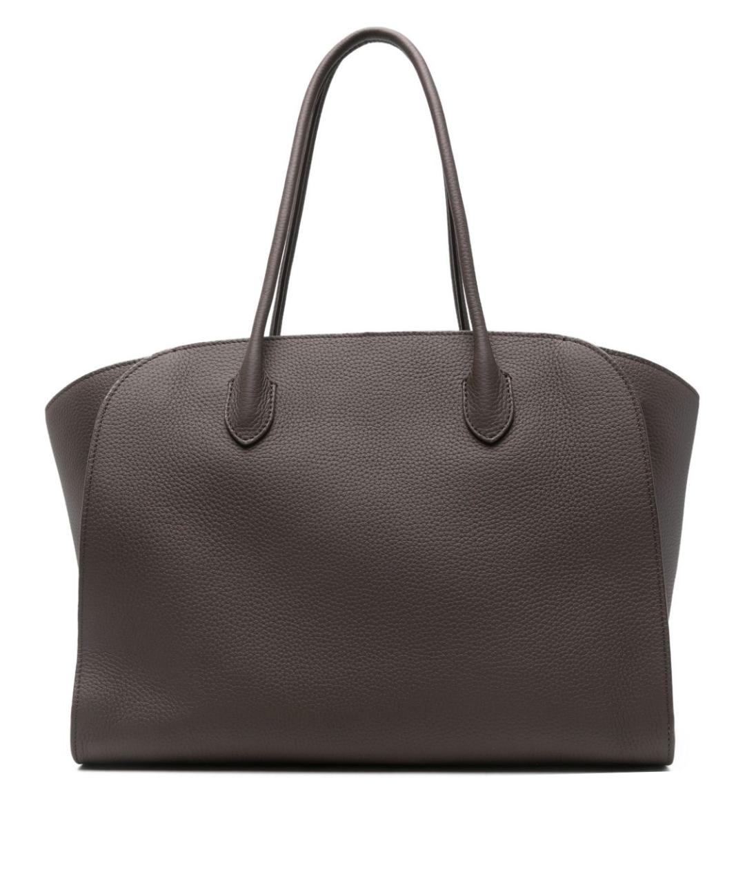 THE ROW Коричневая кожаная сумка тоут, фото 1