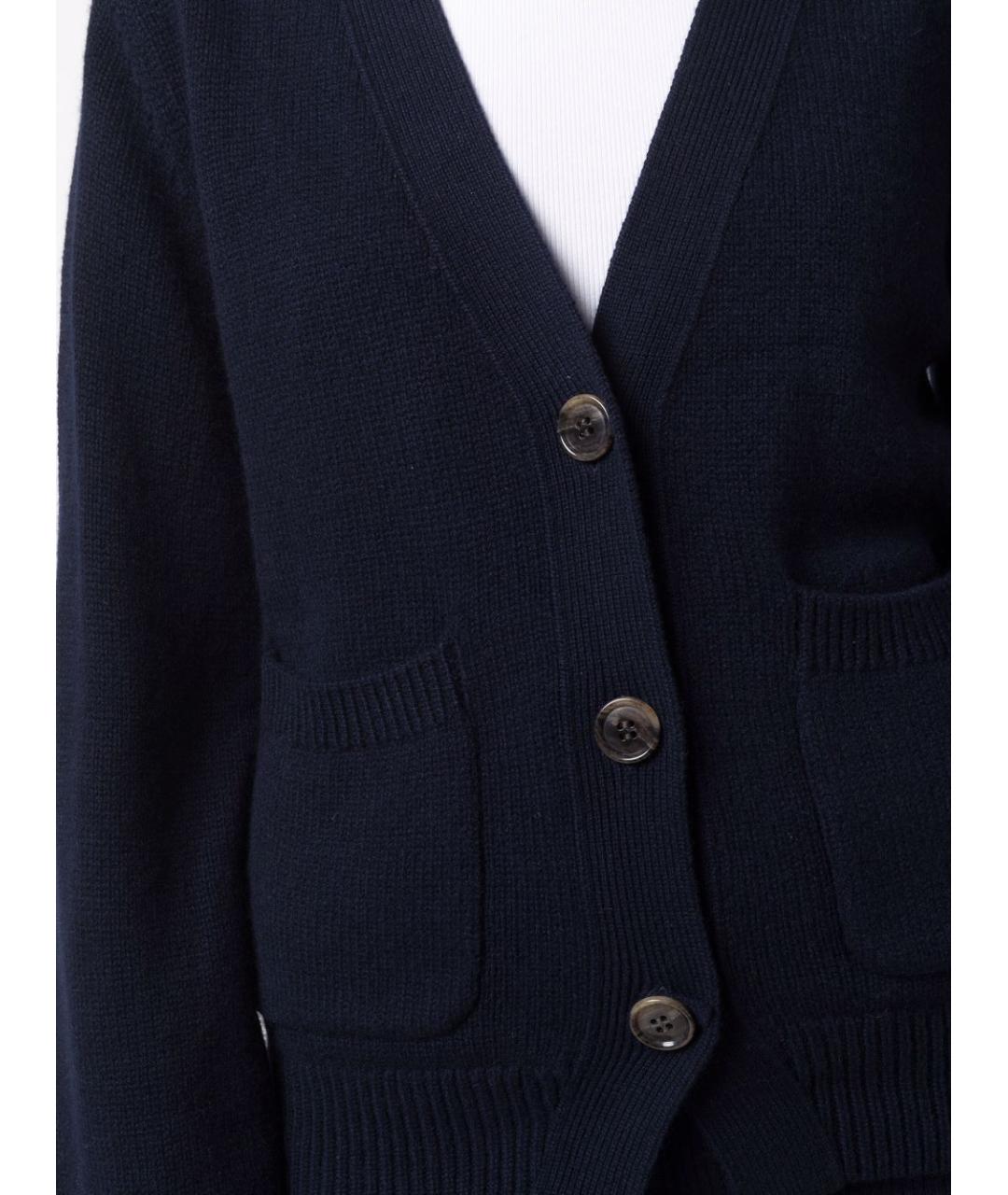 LISA YANG Синий кашемировый кардиган, фото 5