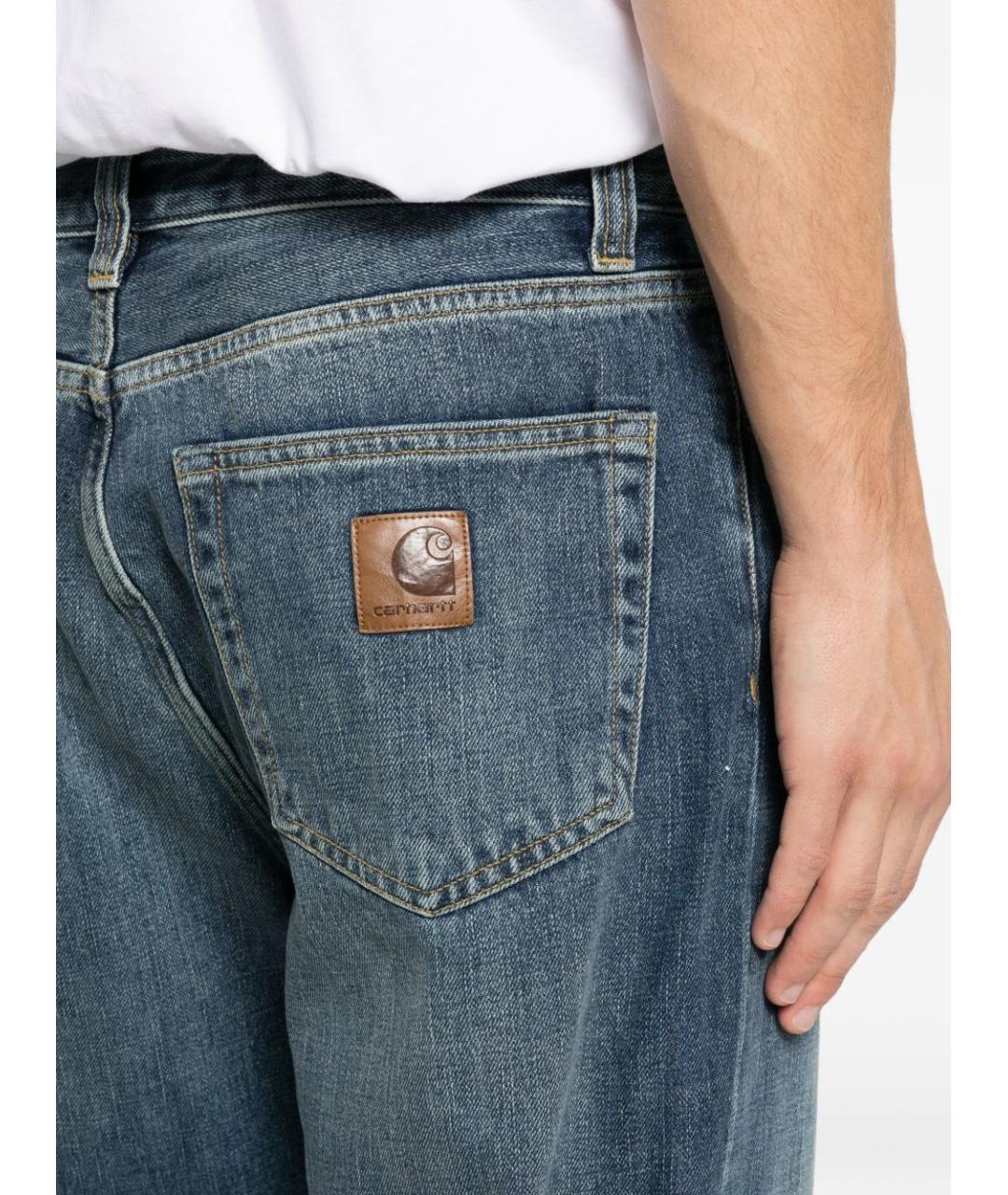 CARHARTT WIP Синие прямые джинсы, фото 4