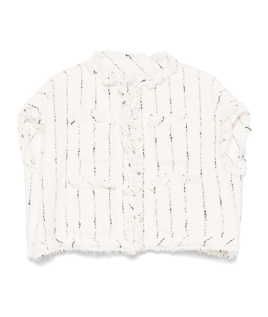 SACAI Белая хлопковая жилетка, фото 1