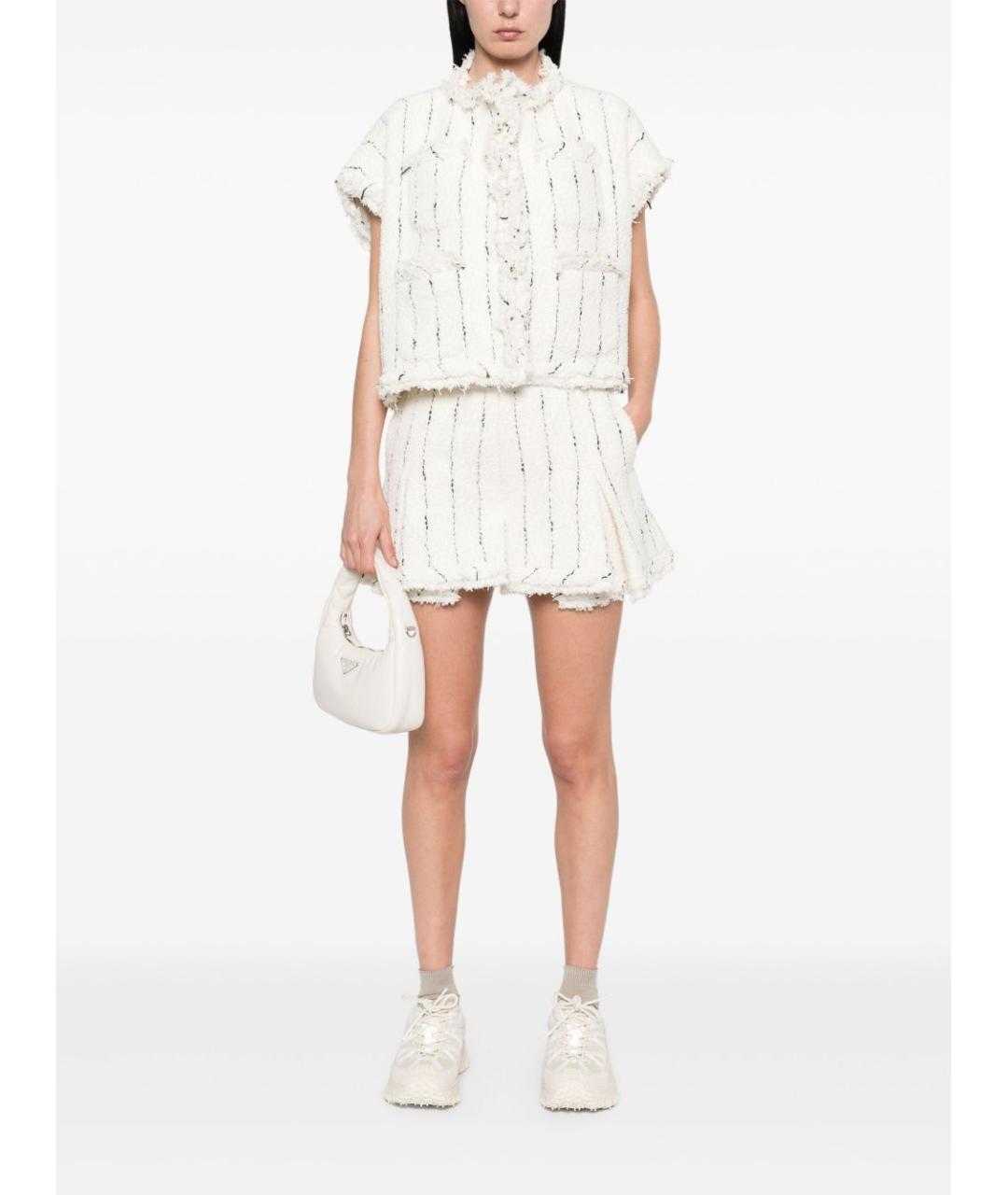 SACAI Белая хлопковая жилетка, фото 4