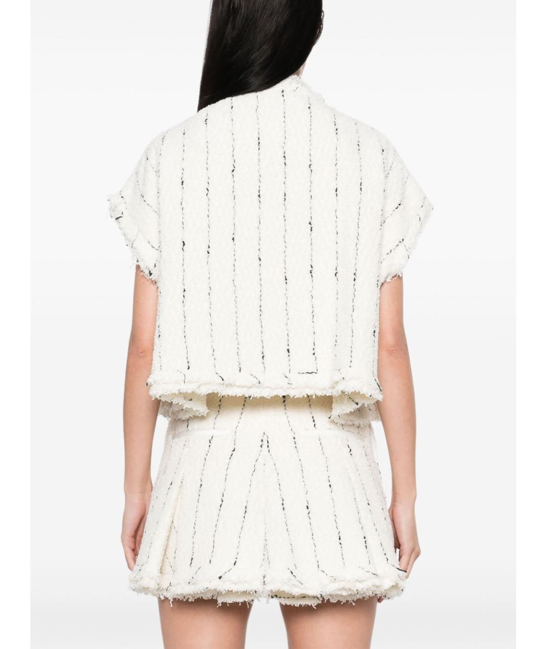 SACAI Белая хлопковая жилетка, фото 5