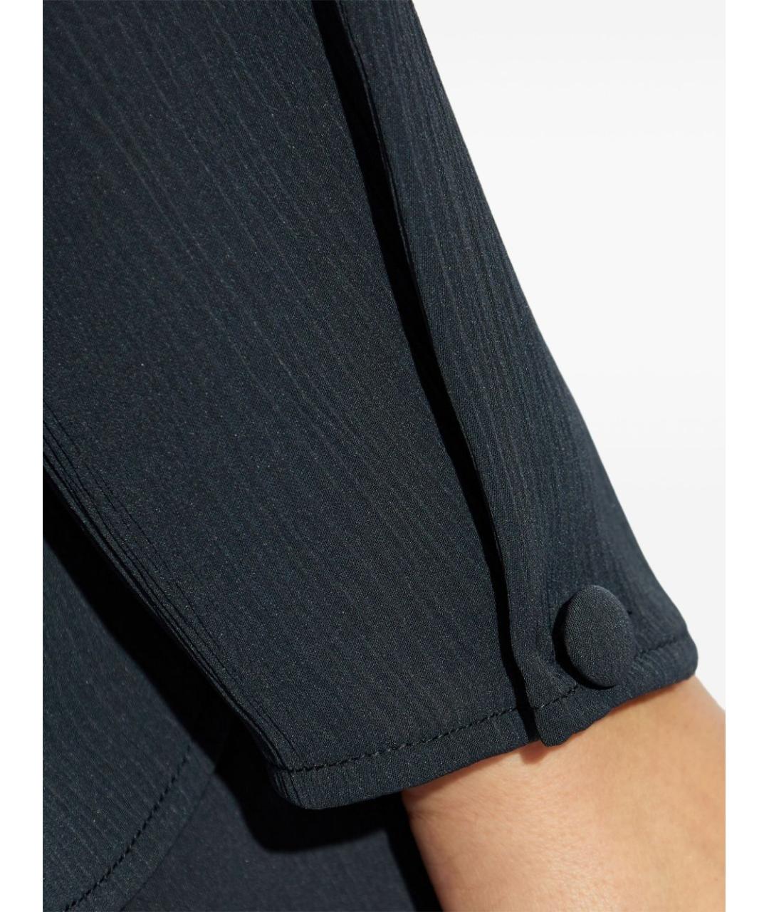 EMPORIO ARMANI Синяя полиэстеровая рубашка, фото 5