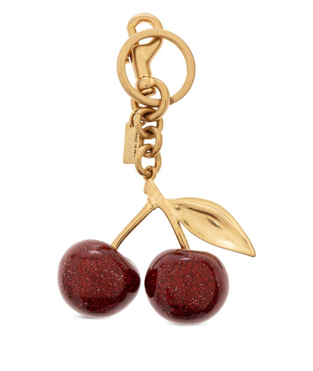 COACH Золотой брелок, фото 4