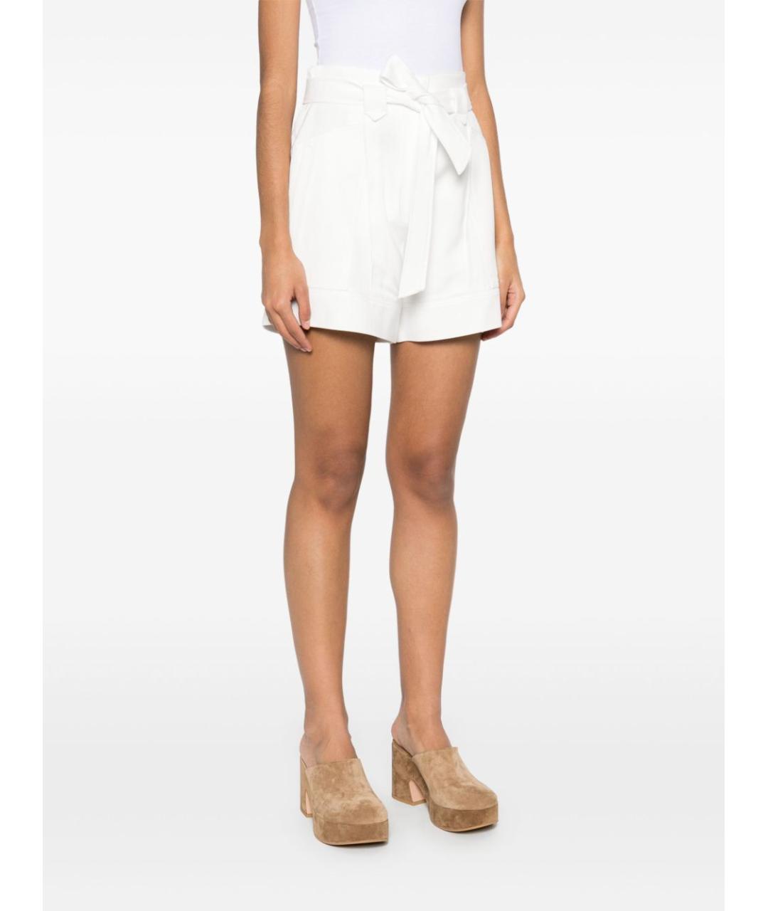 IRO Белые хлопковые шорты, фото 4