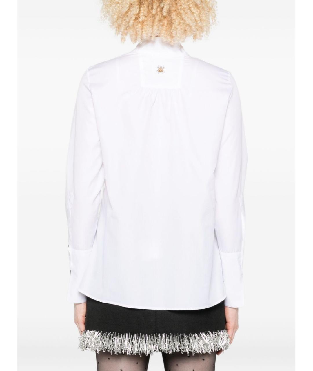 TRAME AUREE Белая хлопковая рубашка, фото 4