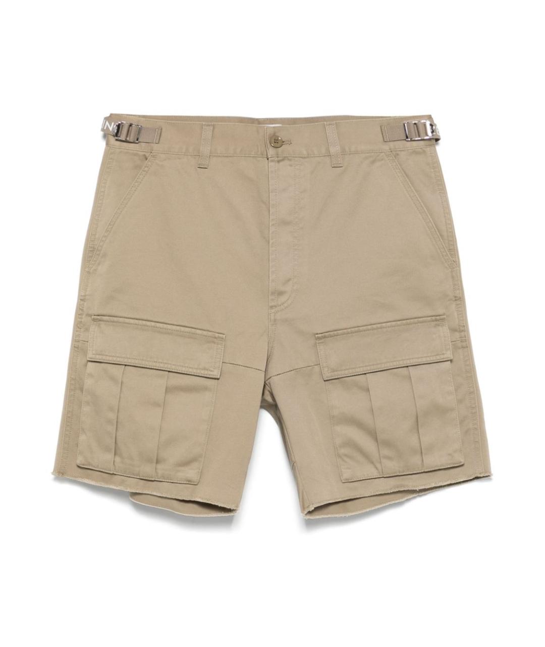 CELINE Бежевые хлопковые шорты, фото 1