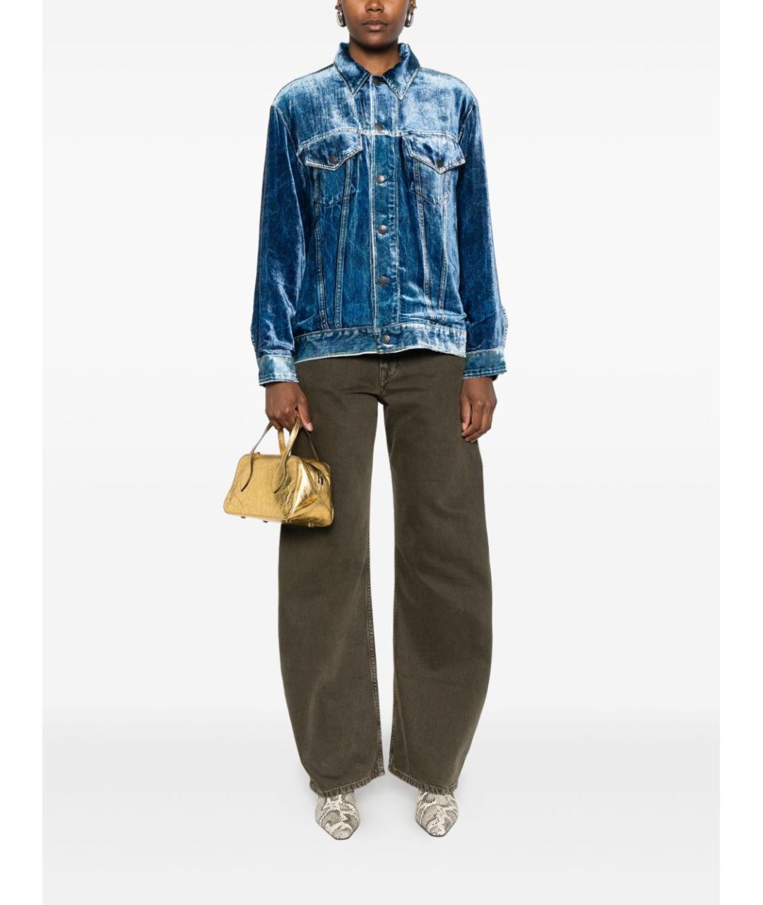 PIERRE LOUIS MASCIA Синяя хлопковая куртка, фото 5