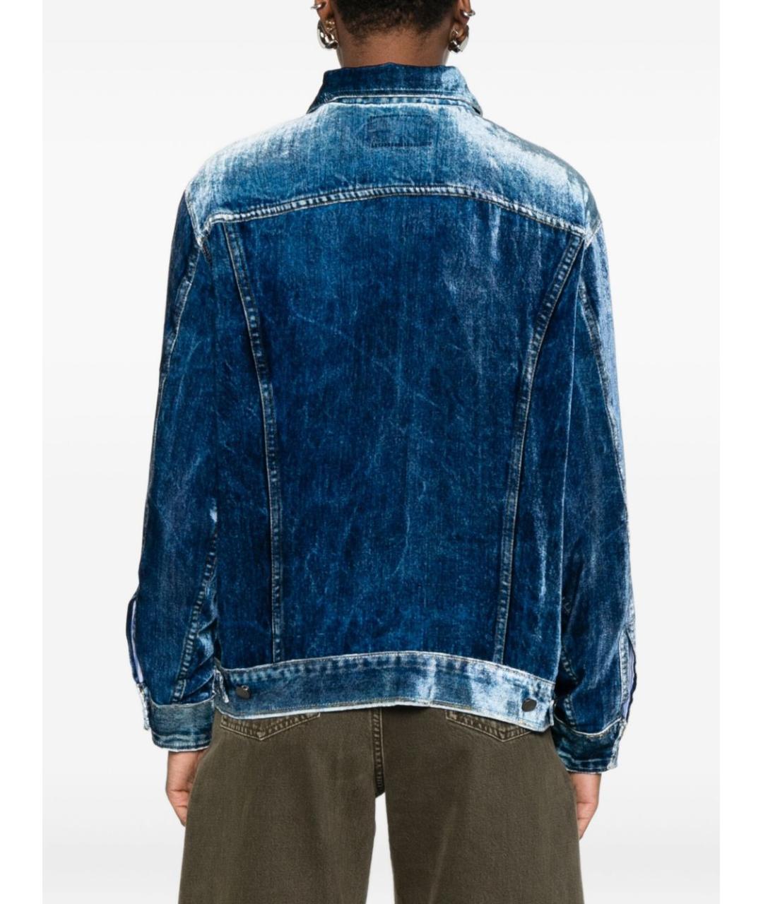 PIERRE LOUIS MASCIA Синяя хлопковая куртка, фото 2