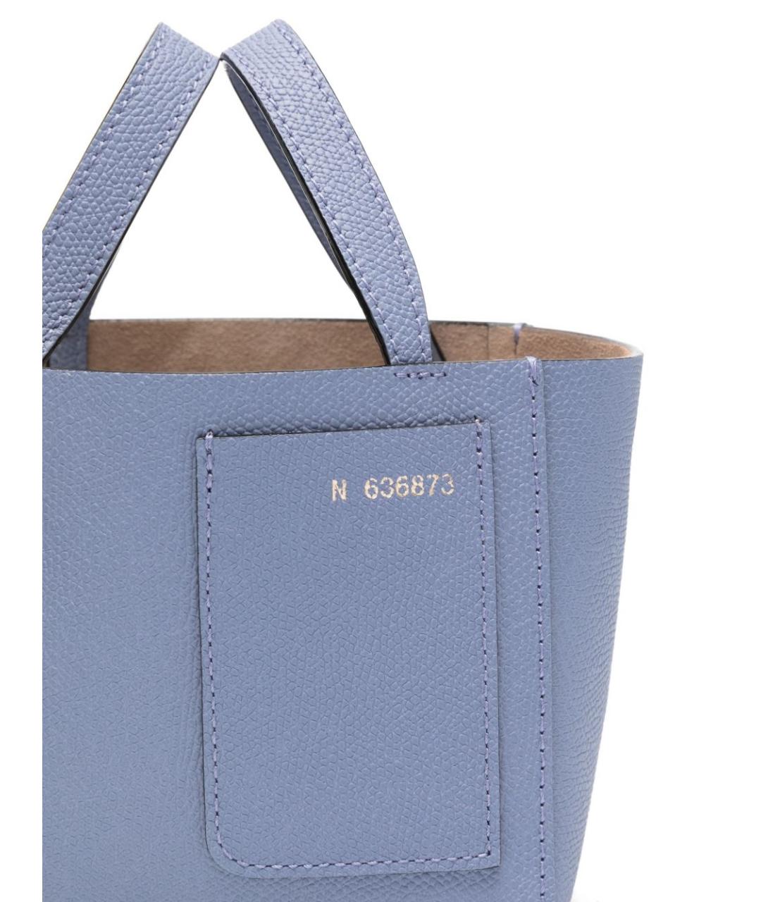 VALEXTRA Синяя сумка через плечо, фото 4